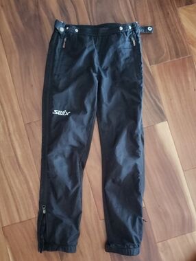 Kids' Black Outdoor Shell Cross Country Ski Pants